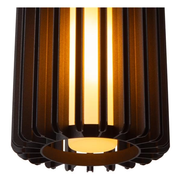 Lucide LAMBRES - Pendelleuchten - Ø 15 cm - 1xE27 - Schwarz - detail 1